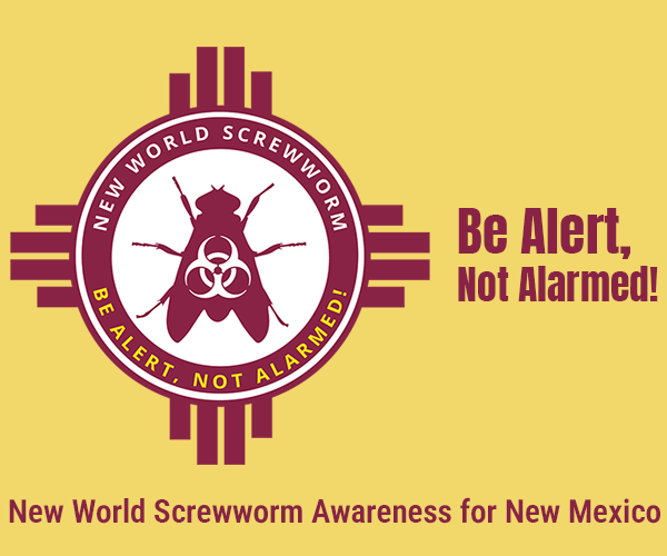 New world screwworm be alert logo