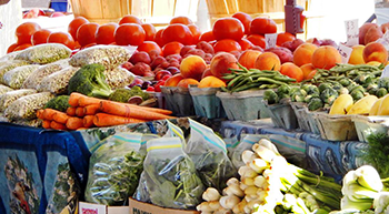 fresh fruit and vegetables